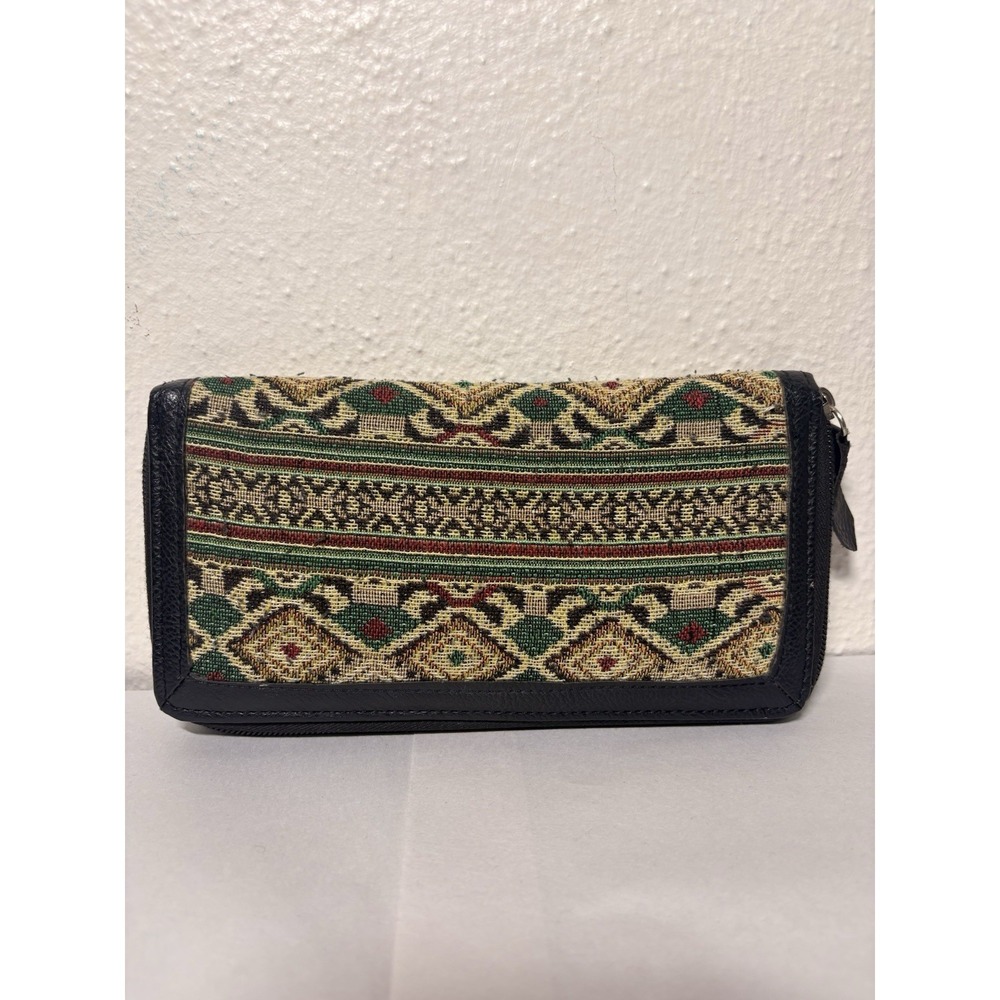 Women's Canyon Sky Zip Closed Wallet w/Credit Card & Pockets 8" - Picture 2 of 6
